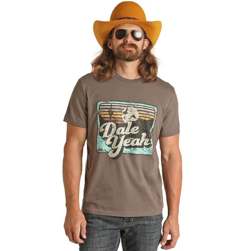 Rock & Roll Denim® Unisex 'Dale Yeah' Charcoal Graphic T-Shirt RRUT21R12P-- Rayon Fabric Velvet Fabric Corduroy Fabric Rock & Roll Denim® Unisex 'Dale Yeah' Charcoal Graphic T-Shirt RRUT21R12P-- Rayon Fabric Velvet Fabric Corduroy Fabric
