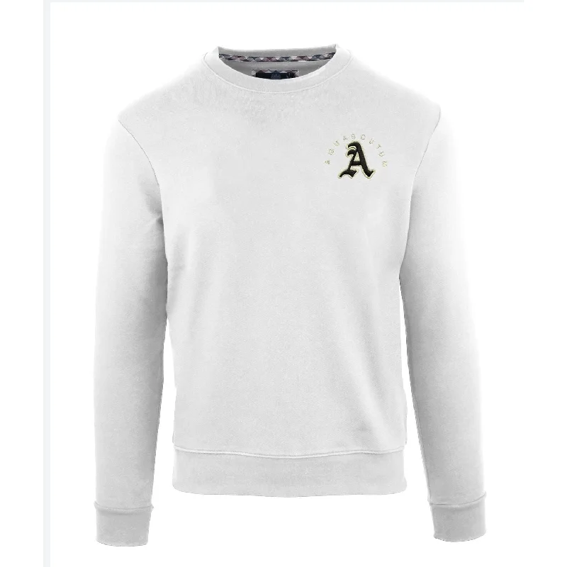 Aquascutum Sweatshirts Hoodie with Contrast Stitching Detailed Premium