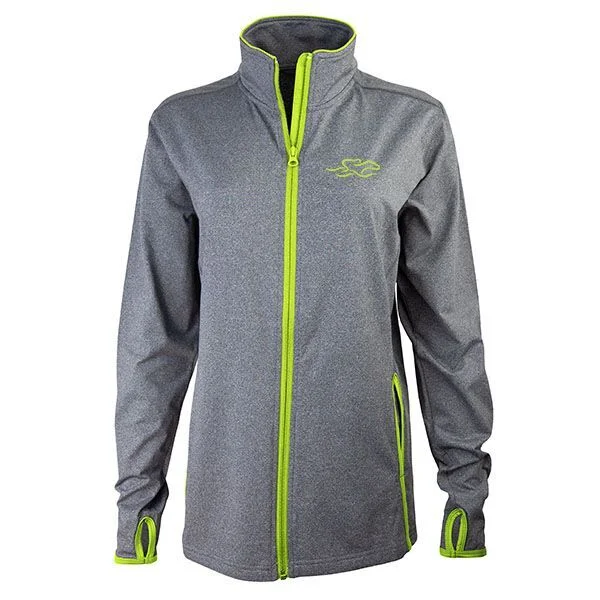 Flatter and Trim Full Zip Jacket - Gray with Green Chenille Jacket Brocade Jacket Lace Jacket Flatter and Trim Full Zip Jacket - Gray with Green Chenille Jacket Brocade Jacket Lace Jacket
