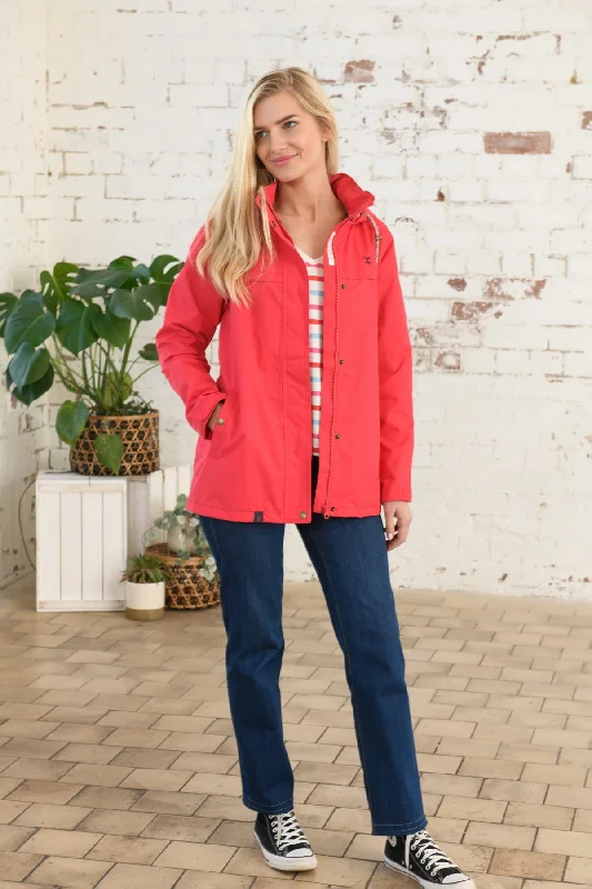 Beachcomber Jacket - Watermelon Herringbone Jacket Houndstooth Jacket Plaid Jacket