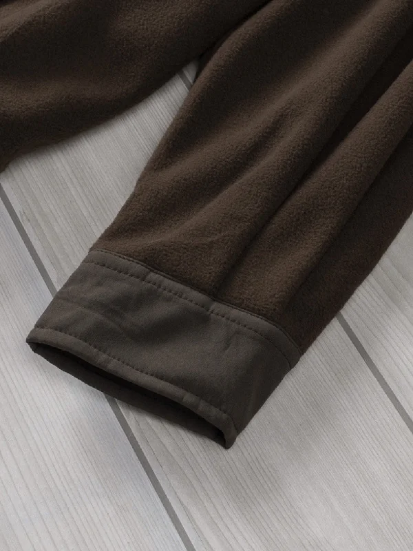 Autumn Brown Fleece Jacket Herringbone Jacket Checkered Jacket Solid Jacket