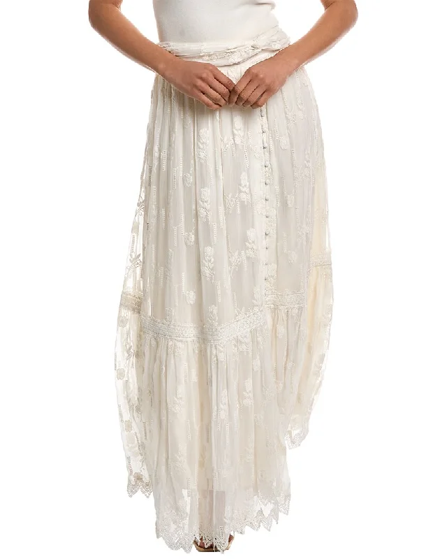 Rococo Sand Maxi Skirt wool skirt warm