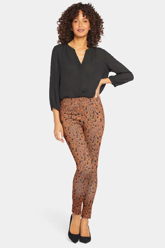 Modern Legging Pants - Caramel Cat Stylish Elastic Waist Pants